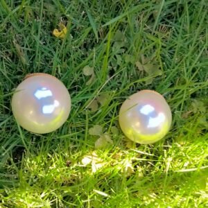 Large Pearl Stud Earrings – Elegant for Women & Girls